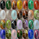 Ониксовое бирюзовое кольцо с камнем подходит для мужчин и женщин