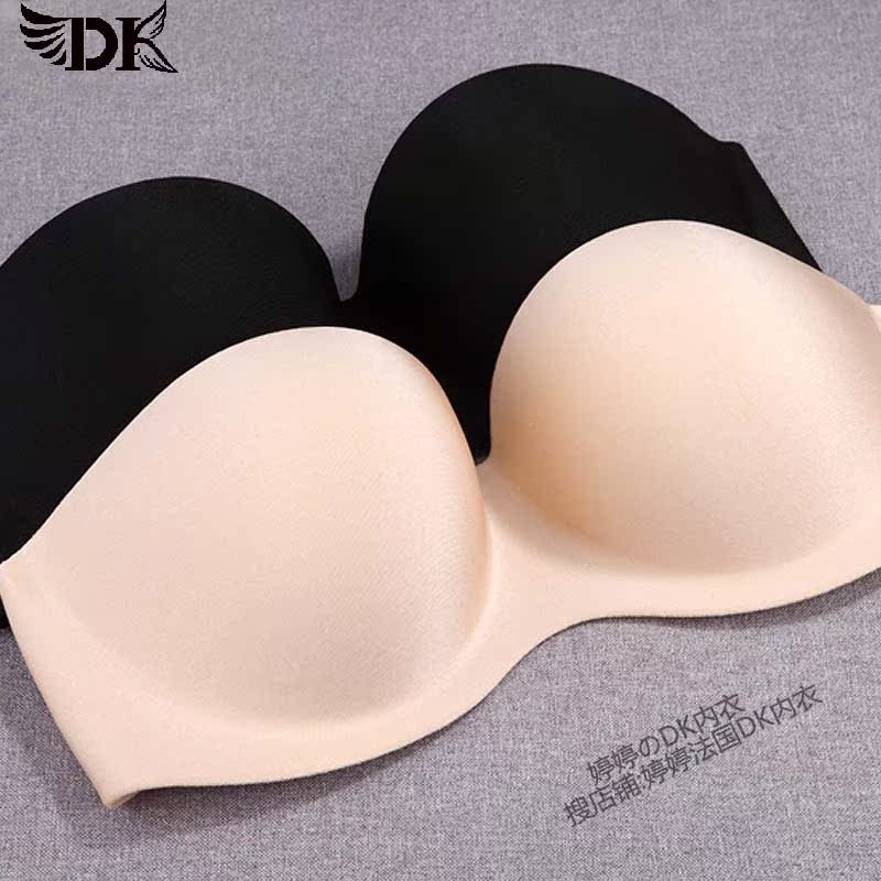 DK đồ lót quây áo ngực vô hình mỏng váy cưới sexy vẻ đẹp trở lại dán ngực tập hợp non-slip mùa hè backless áo ngực