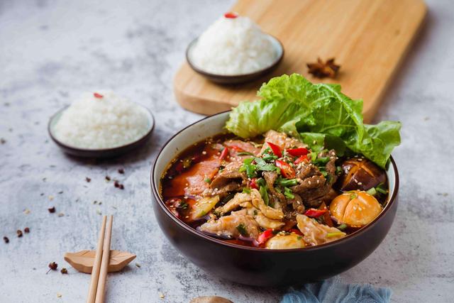 家庭版麻辣烫,一个人的小火锅,一个字爽