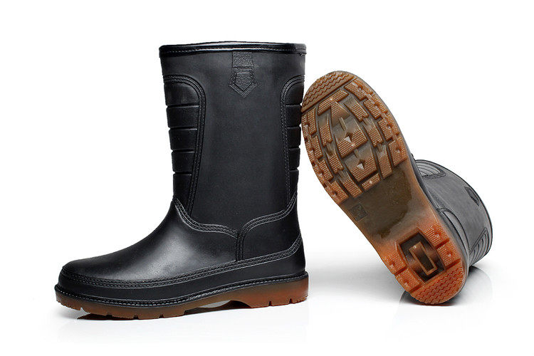 Chaussures - bottes caoutchouc homme pour hiver - semelle tendon - Ref 959855 Image 16