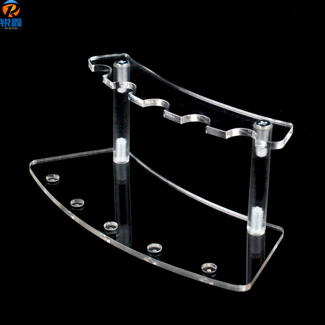 Plexiglas acrylic curved 5-pen display stander pen holder stationery stores display props electronic cigarette display stand