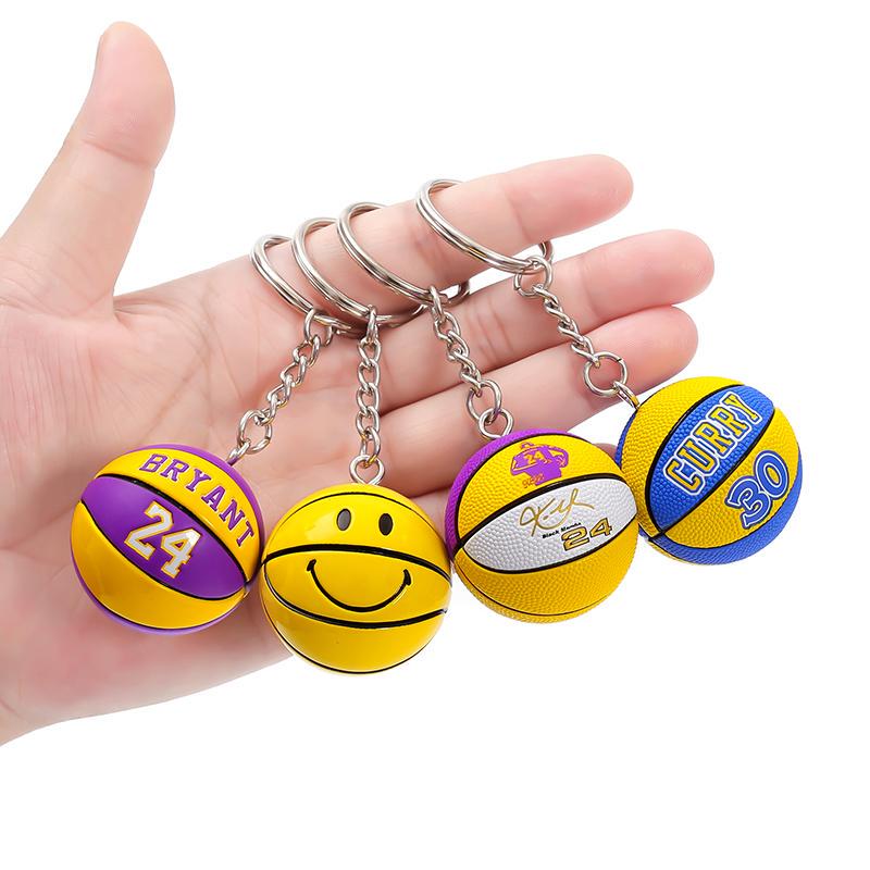 Kobe Curry James Antetokounmpo Basketball Keychain Pendant Ornaments Trendy Brand Blind Box Accessories Gifts