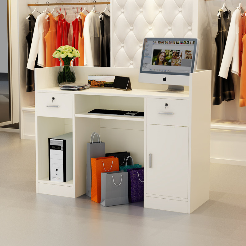 Desk counter new simple and modern convenience store bar table hotel clothing hair salon cashier reception desk