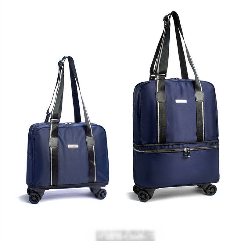 Oxford cloth universal wheel large-capacity handbag luggage bag short-distance light luggage bag extended travel bag travel bag