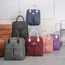 Short-distance handbag bag bag waterproof light and light-handed Oxford cloth travel pack small capacity bag knife pull rod