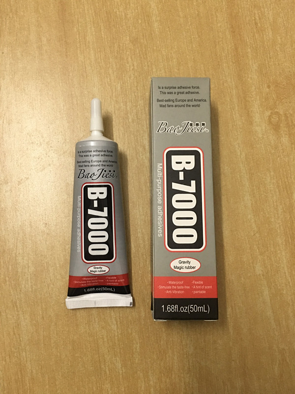 Kwei glue mobile phone screen holder glue DIY tool point drilling glue alloy epoxy resin B7000 glue