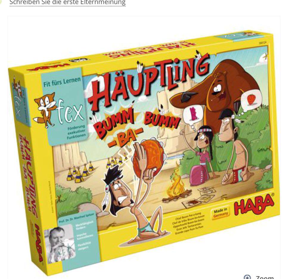 German haba300124 Duang chief over 6 years old children's desktop chess game toy