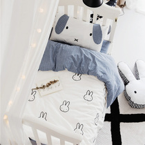 Baby Boy Full Cotton Bed Bedding Linen Quilt Cover Multiple Sets Baby Pure Cotton Crib Kit Four Seasons Can Be Set