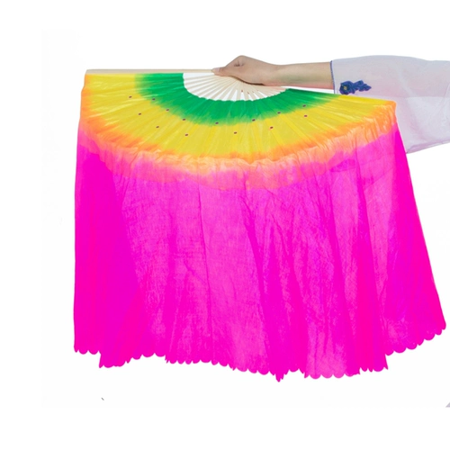 Фан -танец вентилятор двойной расширенные выступления взрослые выступление для взрослых Фан -Фан -Квадрат Фан -Квадрат Танцы реквизит