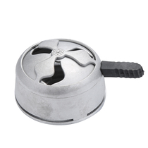 Aluminum alloy carbon spacer handle with lid insulated hookah accessories