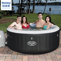 Smart Inflatable Bath Home Adult Surf Massage Free-standing Heated Surf Spa Couple Bath
