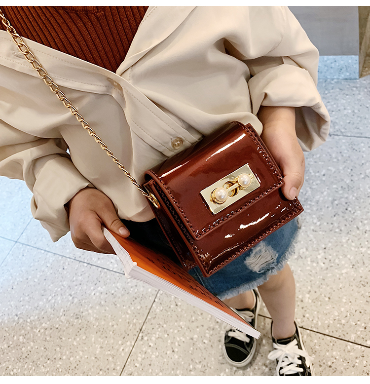 Dễ thương vuông trẻ em công chúa túi bé gái thời trang vai Messenger túi 2019 ví trang trí đại dương - Túi bé / Ba lô / Hành lý balo cho bé trai mẫu giáo