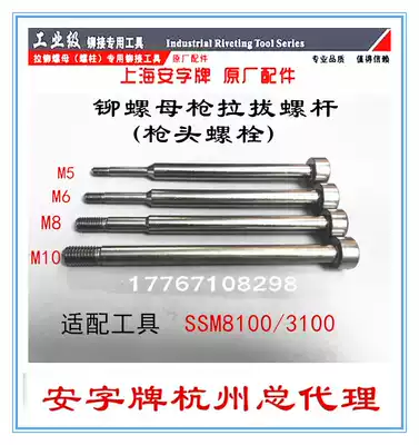 Anzi brand SSM3100 SSM8100 Rivet nut gun rod drawing screw gun head screw