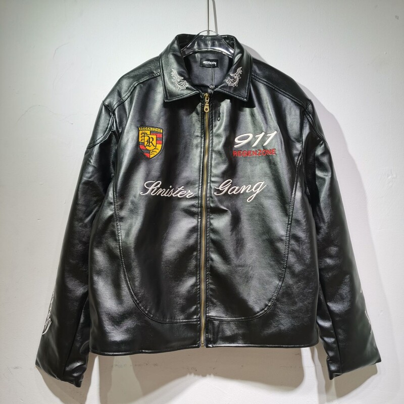 In-Stock Regen Zone Spur 911 Embroidered Racing Motorcycle Jacket with Cotton Lining