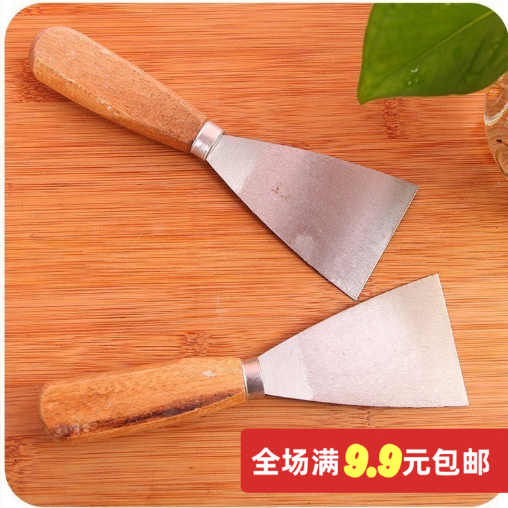 Thickened Metal Oil Ash Knife Shovel Knife batch Knife Smear Knife Small Scraping Board Paint Workwood remove the filling of a small shovel knife