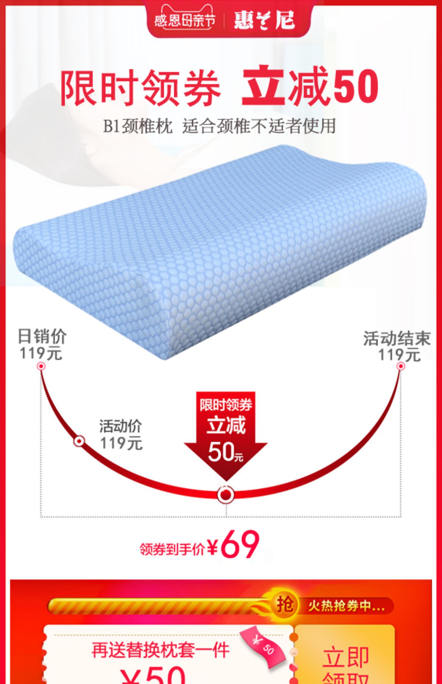 Gối cổ tử cung sửa chữa thoái hóa đốt sống cổ gối đặc biệt Giúp ngủ đơn hồi phục chậm bộ nhớ bọt lõi gối - Gối gối nước