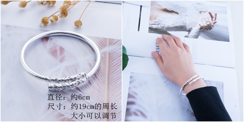 Qitian Dasheng Ngộ Không chặt chẽ chính tả lời nguyền vàng hoop stick bracelet nhẫn set retro nam giới và phụ nữ vài vòng tay trang sức