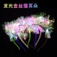 Glow Ten Lights Golden Cat Horn-10