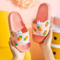 Japan GP2021 summer cartoon children men and women indoor non-slip soft bottom bathing lovely home baby slippers