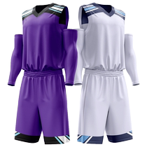 Basketball uniform suit mens adult game team uniform personalized custom summer sports training vest student street jersey