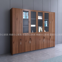 Cabinet wood Boss office Floor Background Cabinet Bookcase Bookcase Financial Voucher Information Locker customization