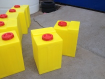 pe metering 80L100L120 liters 200kg Square round dosing box) Mixing barrels) dosing buckets) Pharmacy barrels