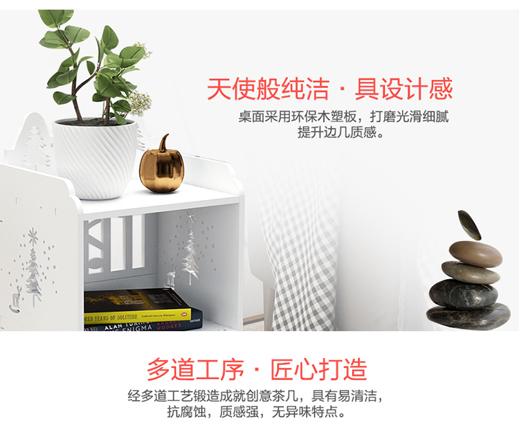 Đơn giản tủ đầu giường nhỏ tối giản đặc biệt ngân sách phòng ngủ hiện đại là $ 50 hoặc ít hơn một ký túc xá nhỏ nhỏ giả gỗ - Buồng tủ quần áo em bé