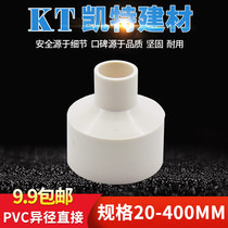 PVC water pipe reducer reducer reducer directly through 20 25 32 40 50 63 75 90 joint