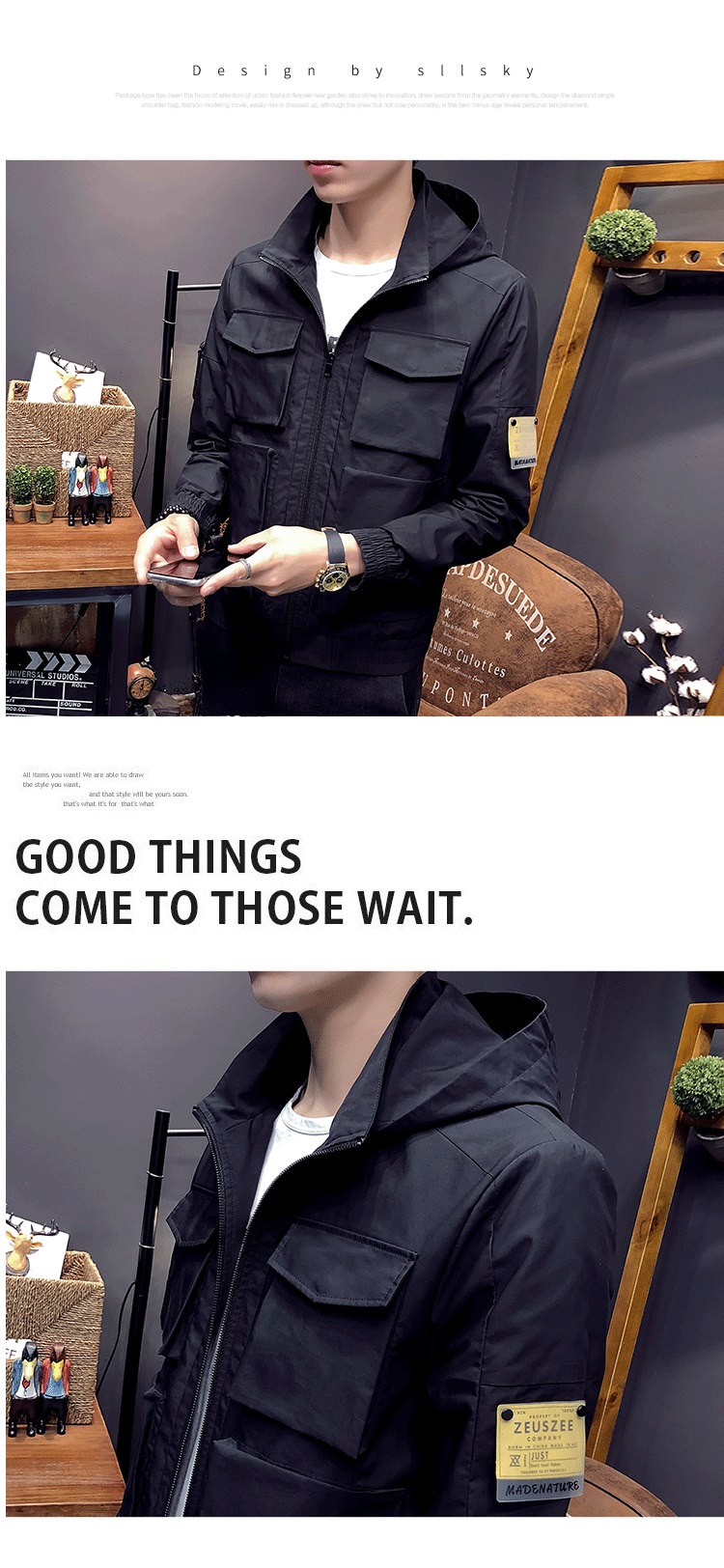 Blouson homme manches longues - Ref 3116256 Image 11