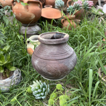 Old goods defects handmade red pottery jars vases flower pots old pottery pots orphan defects random hair high breathability