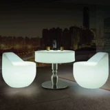 На открытом воздухе Qing Bar Круглый квадратный журнальный столик сеть красного пульт дистанционного управления Luster Luster Bar Table и Комбинированное кресло Творческое свободное столовое столовое стул