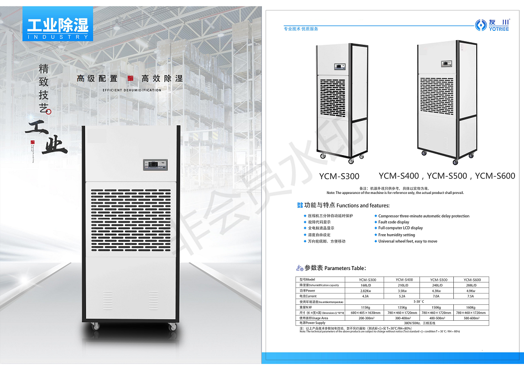 Kawata Tomokawa YCM-S300 Industrial Dehumidifier