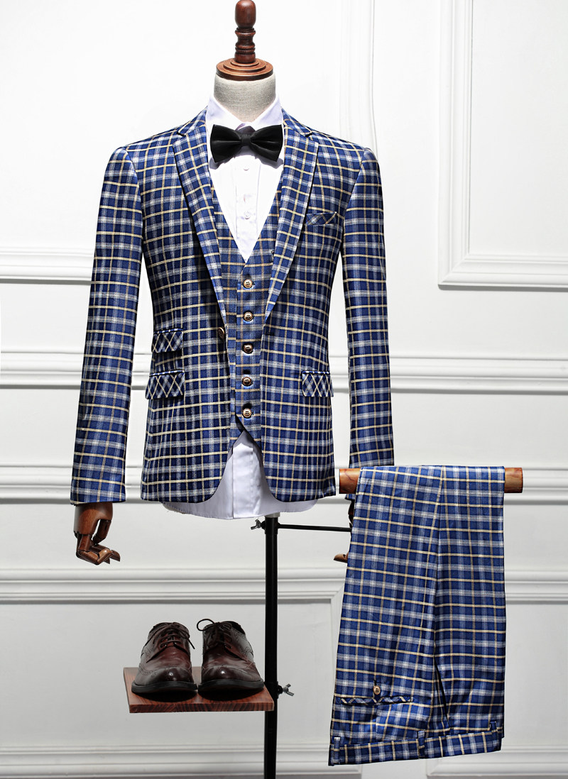 Costume homme en laine pour Quatre saisons - Ref 1549422 Image 84