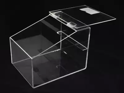 Supermarket acrylic food box PC board box transparent plastic box candy dried fruit wooden shelf bulk counter