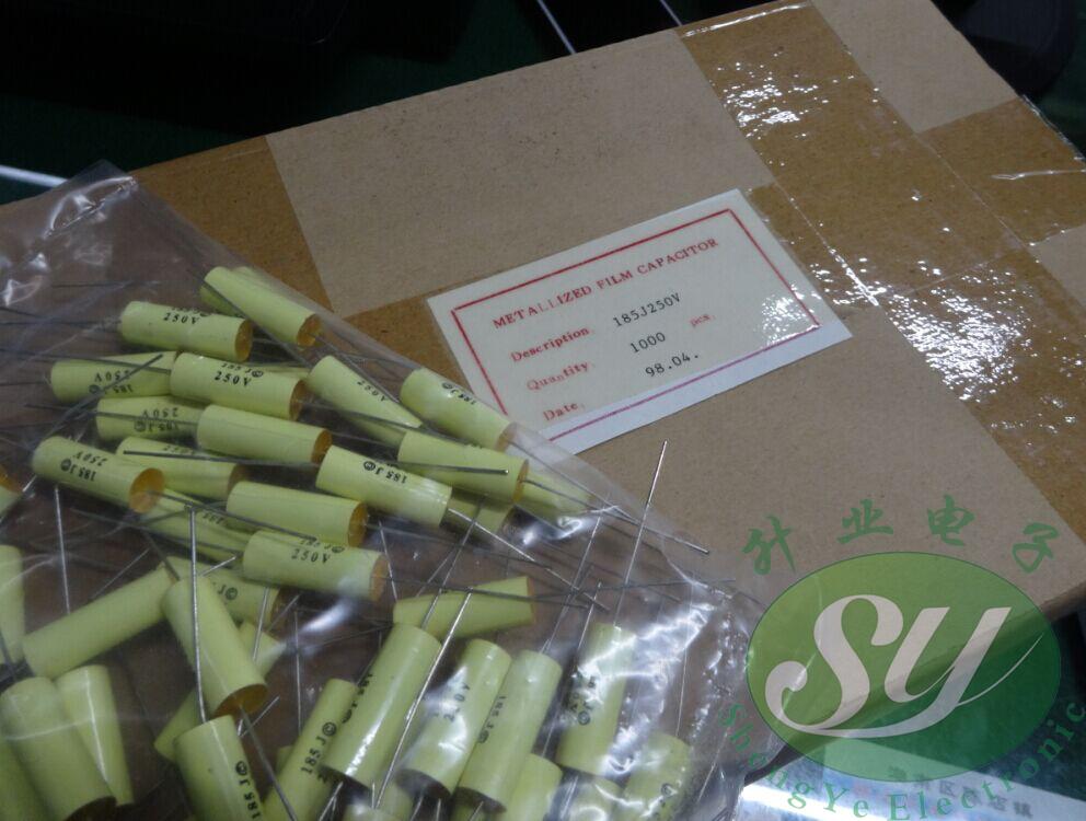 Taiwan C 1 8uf 250V 1u8f 185 new axial film capacitor