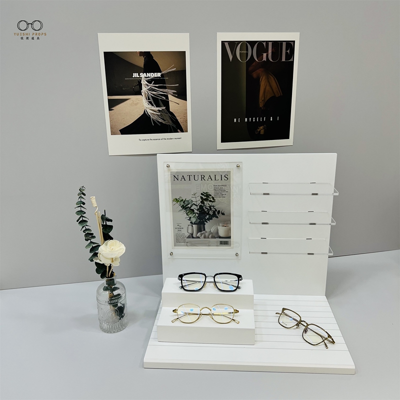 High-End Eyewear Store Display Racks, Window Display Stands, Sunglasses Display Props, and Decorative Props
