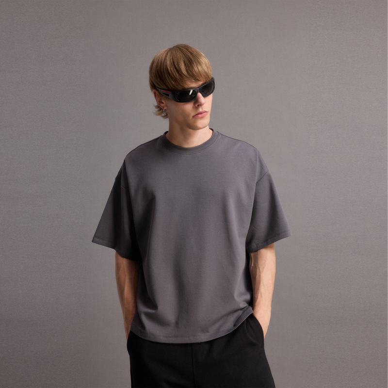 Flame Official 80-Count Pima Cotton Ultra-Soft Air Layer Breathable Everyday Versatile Loose Casual T-Shirt