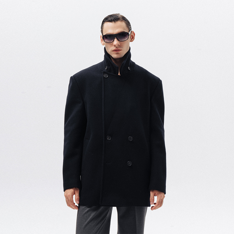 Flame Official Peacoat Navy Coat