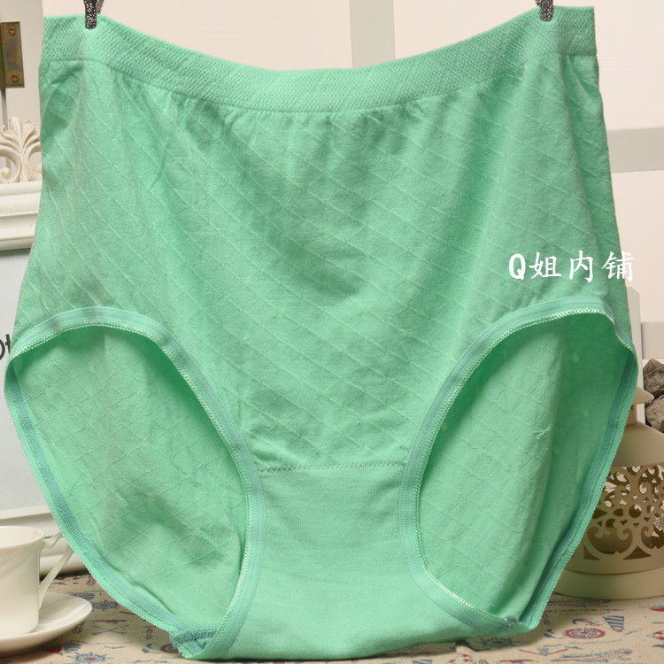 Kích thước cực lớn mm200 kg cộng với phân bón XL eo cao trung niên mẹ béo người đàn ông béo đỏ đồ lót nữ đồ lót xuất khẩu