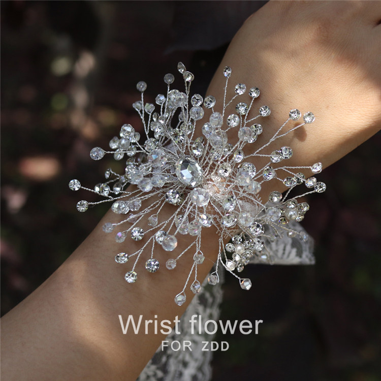 Eurostyle Lavish Bridal Bridal Wrists Fancy order handmade water drill wedding banquet Shiny Wedding Dresses Dress accessories
