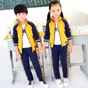 Quần áo mẫu giáo đồng phục mới phù hợp với nam và nữ trẻ em trẻ em phục vụ lớp thể thao mùa xuân và mùa thu 2018 dịch vụ tùy chỉnh