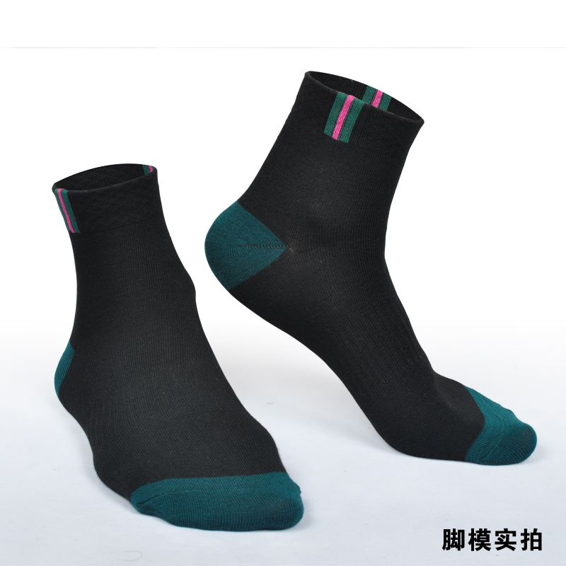 Vớ nam ống vớ bốn mùa cotton khử mùi thấm mồ hôi eo thể thao vớ mùa hè mỏng phần vớ cotton ngắn 10 đôi vớ off white