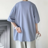 Tide, ретро дизайнерская оригинальная хлопковая футболка с коротким рукавом, тренд сезона, короткий рукав