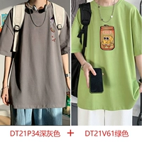 DT21P34 Темно -серый+DT21V61 зеленый