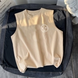 Трендовый хлопковый баскетбольный спортивный летний тонкий быстросохнущий жилет для отдыха, европейский стиль