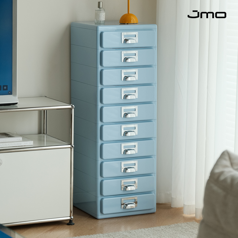 Jmo Research Institute Used Ten-Drawer Cabinet for Home Storage, Multifunctional Cabinet, ins Multi-Layer Drawer-Type File Cabinet