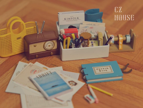 [Пятно] ноябрь полон небольших объектов -ящик для хранения среднего