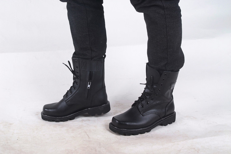 Bottes militaires en cuir - porter - Ref 1400209 Image 21