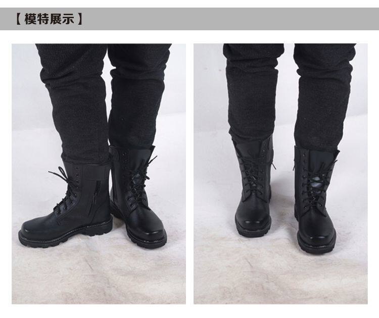 Bottes militaires en cuir - porter - Ref 1400209 Image 20
