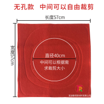 Waterproof steam oven sealing cloth red double-layer steamer oven thickened anti-leakage oven sealing pad mat